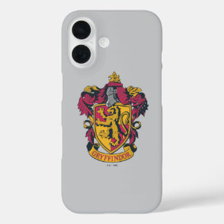Coques iPhone 16 Harry Potter | Blason de Gryffondor Or et Rouge