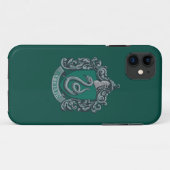 Coques Case-Mate iPhone Harry Potter | Blason de Serpentard Vert (Dos (Horizontal))