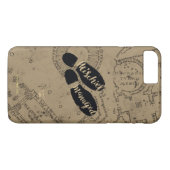 Coques Case-Mate iPhone Harry Potter | CARTEAU™ Empreintes de pas (Dos (Horizontal))