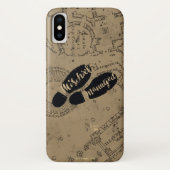 Coques Case-Mate iPhone Harry Potter| Empreintes de la carte MISCHIEF MANA (Dos)
