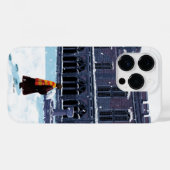 Coques Case-Mate iPhone HARRY POTTER™ et Hedwig dans la cour de HOGWARTS™ (Verso (horizontal))
