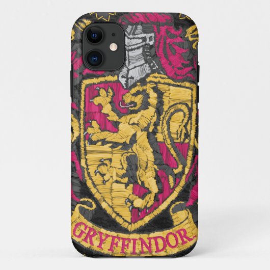 Coques Case-Mate iPhone Harry Potter | Gryffindor Crest - Détruit (Dos)