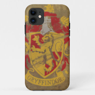 Coque iPhone 11 Harry Potter | Gryffindor - Retro House Crest