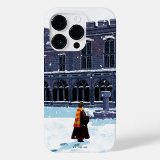 Coque Pour iPhone 14 Pro HARRY POTTER ™ & Hedwig dans la cour de HOGWARTS ™