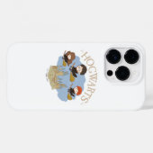 Coques Case-Mate iPhone HARRY POTTER™, Hermione & Ron Fly Over HOGWARTS™ (Verso (horizontal))