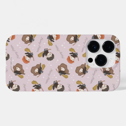 Coques Case-Mate iPhone HARRY POTTER™, Hermione & Ron Flying Motif (Verso (horizontal))