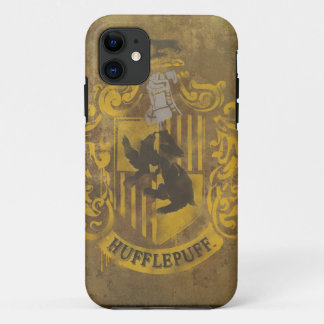 Coque Case-Mate Pour iPhone Harry Potter | Hufflepuff Crest Spray Paint