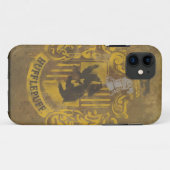 Coques Case-Mate iPhone Harry Potter | Hufflepuff Crest Spray Paint (Dos (Horizontal))