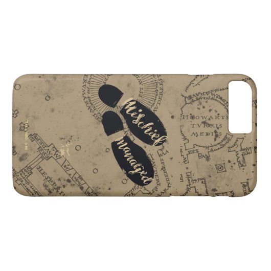 Coques Case-Mate iPhone Harry Potter | MISCHIEF MANAGED™ Mappage Empreinte (Dos (Horizontal))