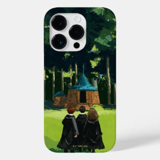 Coque Pour iPhone 14 Pro HARRY POTTER™, Ron, & Hermione à Hagrid's Hut