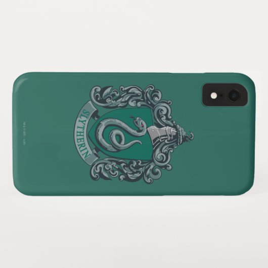 Coques Case-Mate iPhone Harry Potter | Slytherin Crest Green (Dos (Horizontal))