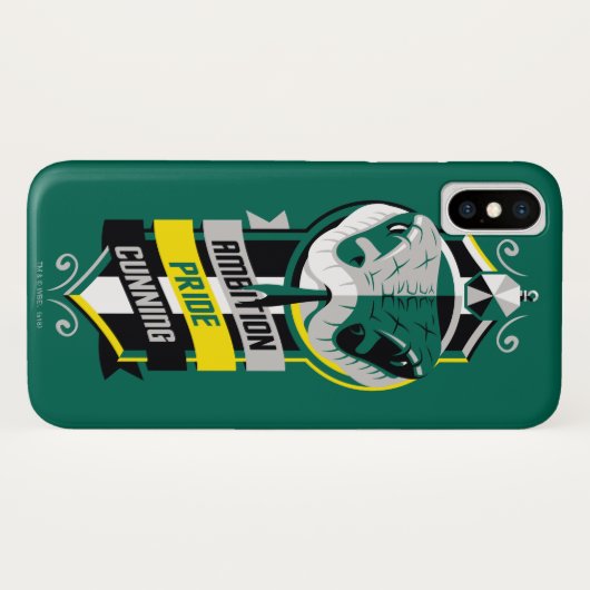 Coques Case-Mate iPhone Harry Potter | SLYTHERIN™ House Traits Sigil (Dos (Horizontal))