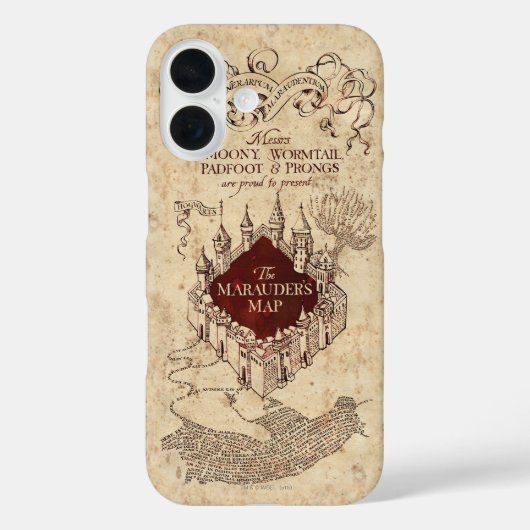 Coques Case-Mate iPhone Harry Potter Spell | Carte de Marauder (Verso)