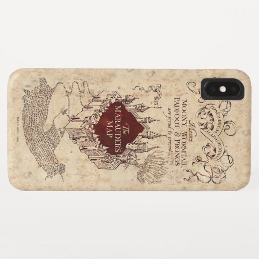 Coques Case-Mate iPhone Harry Potter Spell | Carte de Marauder (Dos (Horizontal))