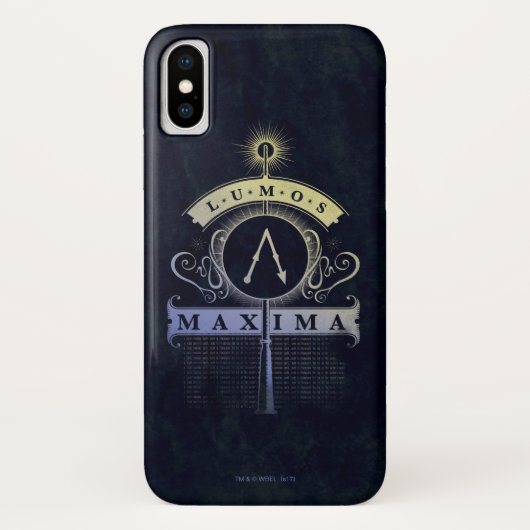 Coques Case-Mate iPhone Harry Potter Spell | Lumos Maxima Graphic (Dos)