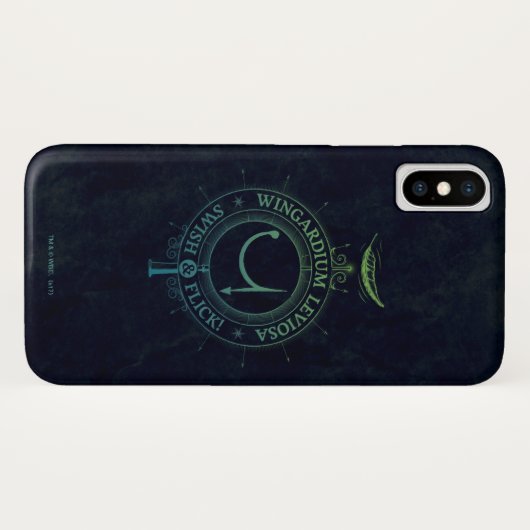 Coques Case-Mate iPhone Harry Potter Spell | Wingardium Leviosa Graphic (Dos (Horizontal))