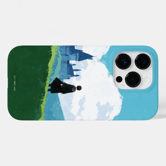 Coques Case-Mate iPhone HARRY POTTER™ Surplombant le château HOGWARTS™ (Verso (horizontal))