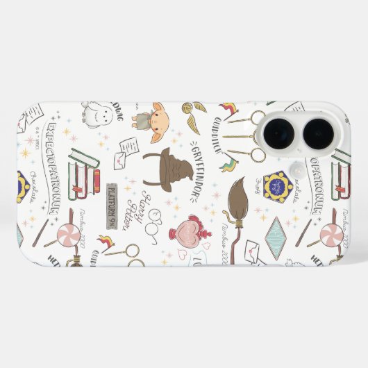 Coques Case-Mate iPhone HARRY POTTER™ Tiny Magic Pattern (Verso (horizontal))