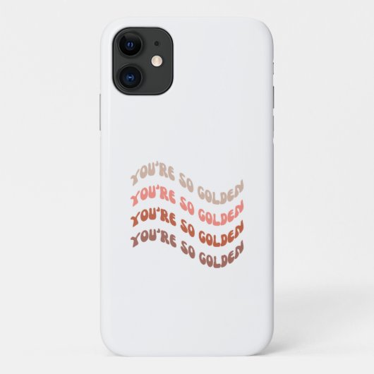 Coques Case-Mate iPhone Harry styles Golden (Dos)