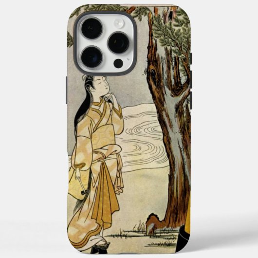 Coques Case-Mate iPhone "HARUNOBU. Jeune femme devant Torii." (Verso)