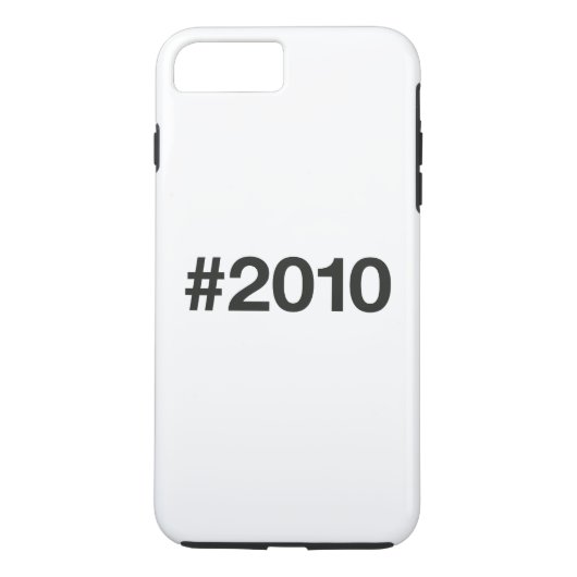 Coques Case-Mate iPhone Hashtag 2010 15 Anniversaire (Dos)