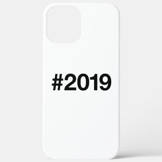 Coques Case-Mate iPhone Hashtag 2019 6 Anniversaire (Verso)