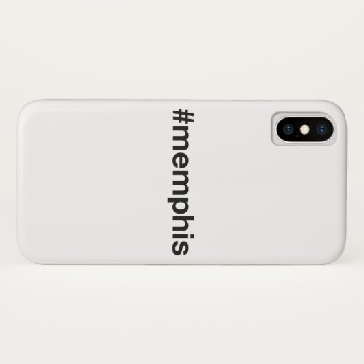 Coques Case-Mate iPhone Hashtag MEMPHIS (Dos (Horizontal))