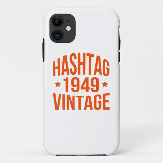 Coques Case-Mate iPhone Hashtag Vintage 1949 (Dos)