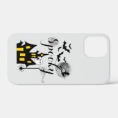 Coques Case-Mate iPhone Hauné House Flying Witch Halloween Éffrayant (Verso (horizontal))