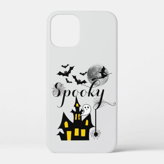 Coques Case-Mate iPhone Hauné House Flying Witch Halloween Éffrayant (Verso)