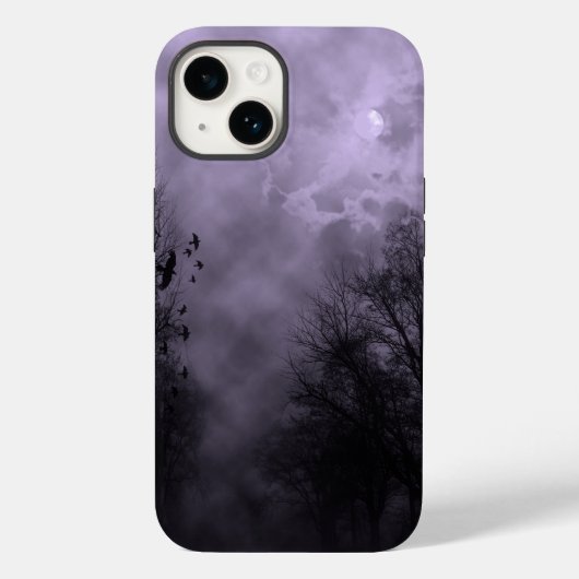 Coques Case-Mate iPhone Haunted Sky Purple Mist iPhone (Verso)