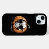Coques Case-Mate iPhone Haunting Jack O'Lantern Grinning Crâne Halloween (Verso (horizontal))