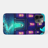 Coques Case-Mate iPhone Haunween Ghost House Design (Dos (Horizontal))