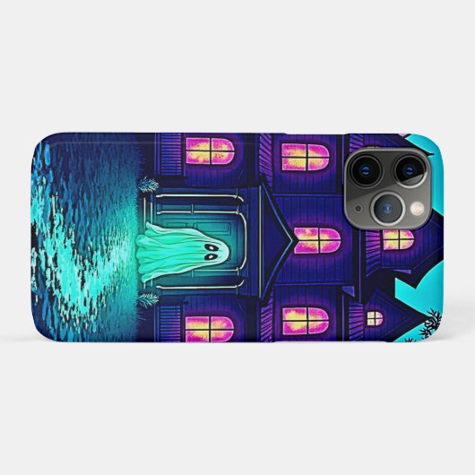 Coques Case-Mate iPhone Haunween Ghost House Design (Dos (Horizontal))
