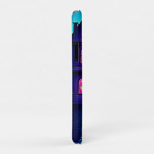 Coques Case-Mate iPhone Haunween Ghost House Design (Dos/Droite)