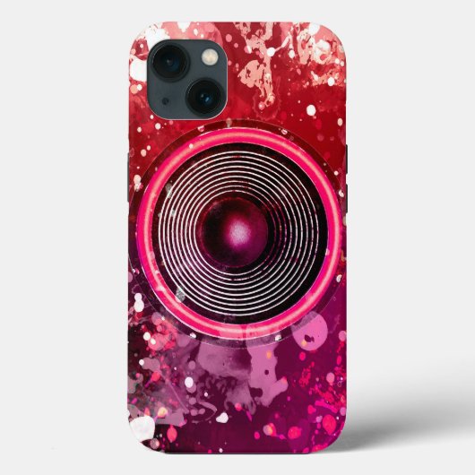 Coques Case-Mate iPhone Haut-parleur de musique et plaques de peinture (Verso)