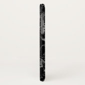 Coques Case-Mate iPhone Haut-parleur de musique noir et blanc (Dos/Gauche)