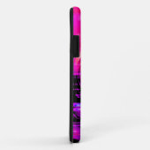 Coques Case-Mate iPhone Haut-parleurs de musique violette (Dos/Droite)