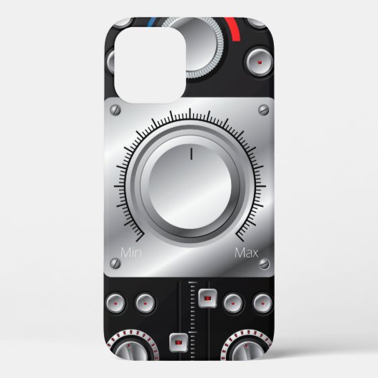 Coques Case-Mate iPhone Haut-parleurs rouges avec amplificateur et boutons (Verso)