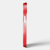 Coques Case-Mate iPhone Haute technologie Metallic Red Stripes Design (Verso / Droite)