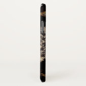 Coques Case-Mate iPhone Hauteur de la chouette avec yeux orange (Dos/Droite)