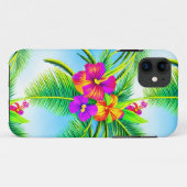 Coques Case-Mate iPhone Hawaï Tropical Motif sans couture (Dos (Horizontal))