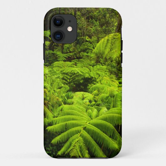 Coques Case-Mate iPhone Hawaii, Grande Ile, Verdure tropicale luxuriante d (Dos)