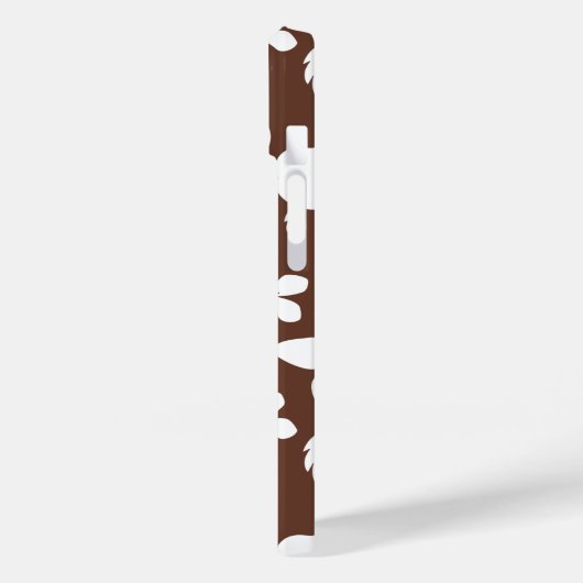 COQUES Case-Mate iPhone HAWAIIAN HULA (HIBISCUS) BROWN (Verso / Gauche)