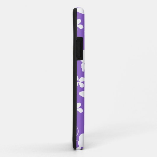 COQUES Case-Mate iPhone HAWAIIAN HULA (HIBISCUS) LUMIÈRE PURPLE (Dos/Droite)