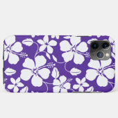 COQUES Case-Mate iPhone HAWAIIAN HULA (HIBISCUS) PURPLE (Dos (Horizontal))