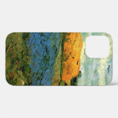 Coques Case-Mate iPhone Haystacks Under a Rainy Sky par Vincent van Gogh (Verso (horizontal))
