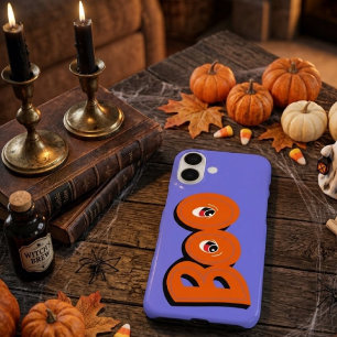 Coques iPhone 16 Hé Boo Est-ce que je t'ai fait peur Typographie De