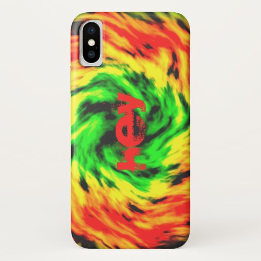 Coques Case-Mate iPhone HÉ teinture à cravate brûlant flammes (Dos)