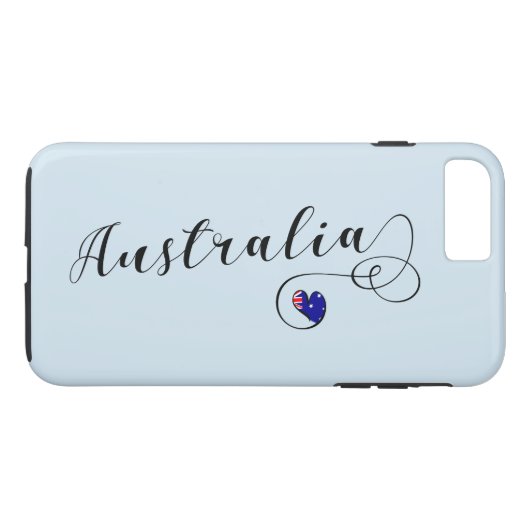 Coques Case-Mate iPhone Heart Australia Cellulaire Case, Australie (Dos (Horizontal))